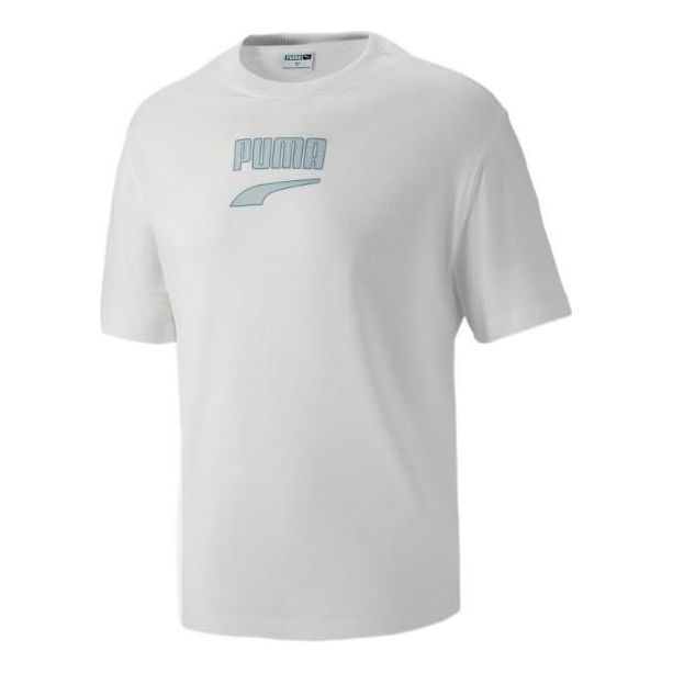 PUMA Downtown Logo Tee 'White' 537740-02 - 1