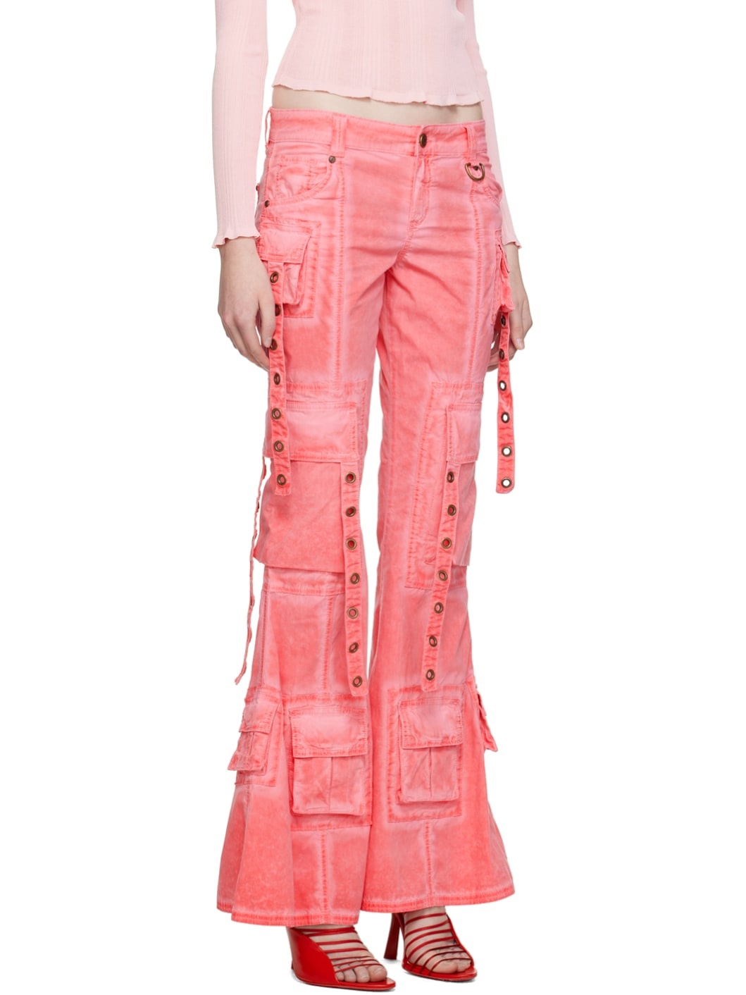 SSENSE Exclusive Pink Trousers - 4