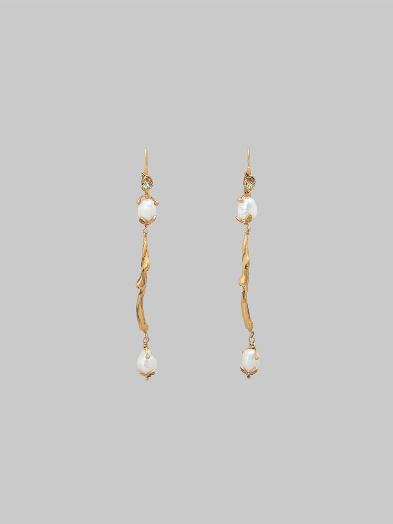 골드 DANGLE EARRINGS 와 리버 1