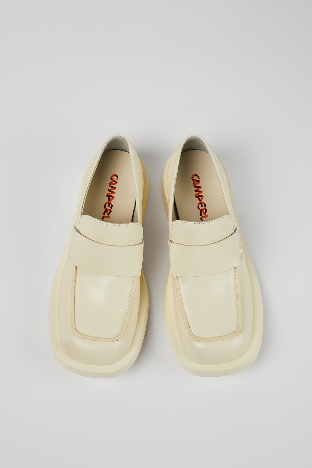 White Leather Moccasin - 4