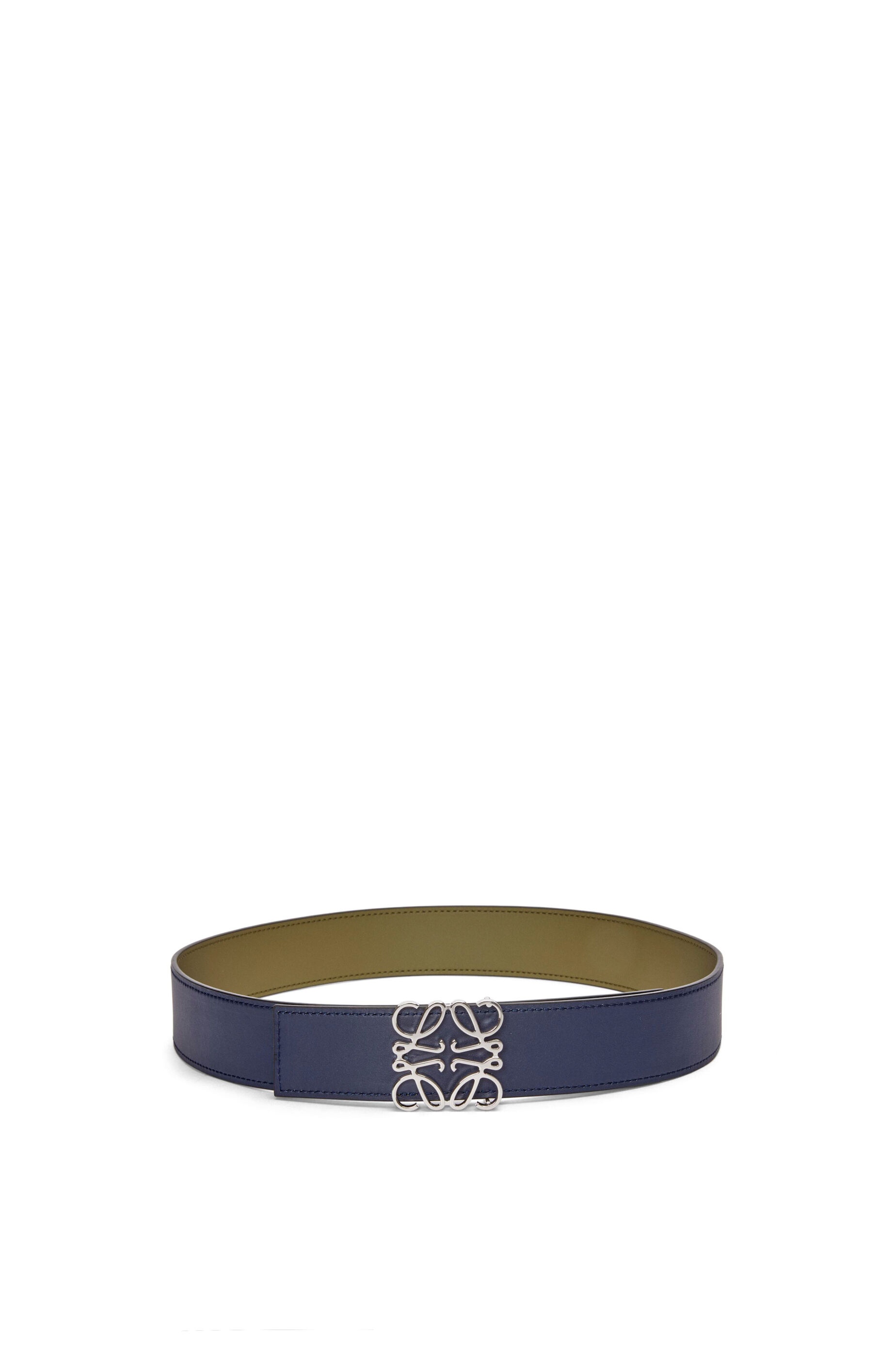 Reversible Anagram belt in smooth calfskin - 2