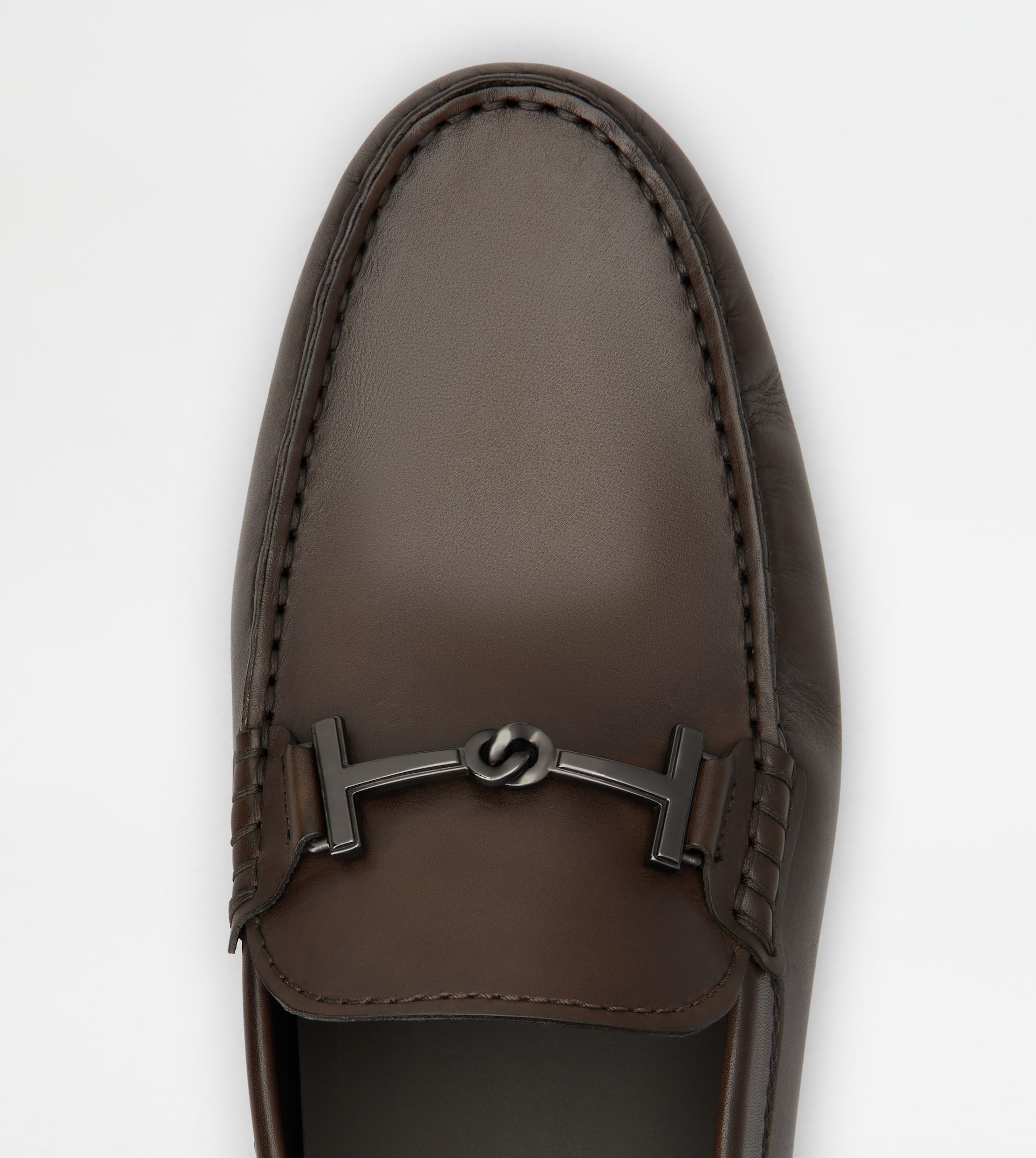 CITY GOMMINO DRIVING SHOES IN LEATHER - BROWN - 4