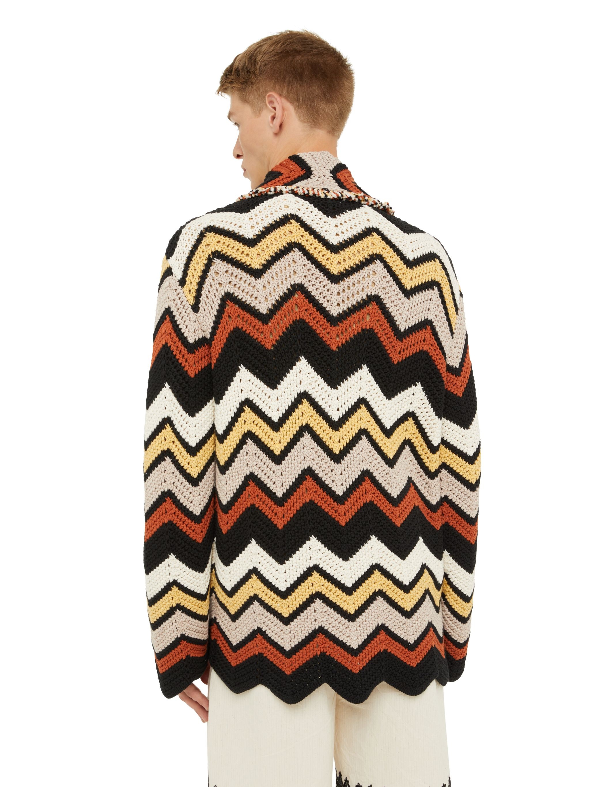 Kaleidoscopic Chevron Cardigan - 8