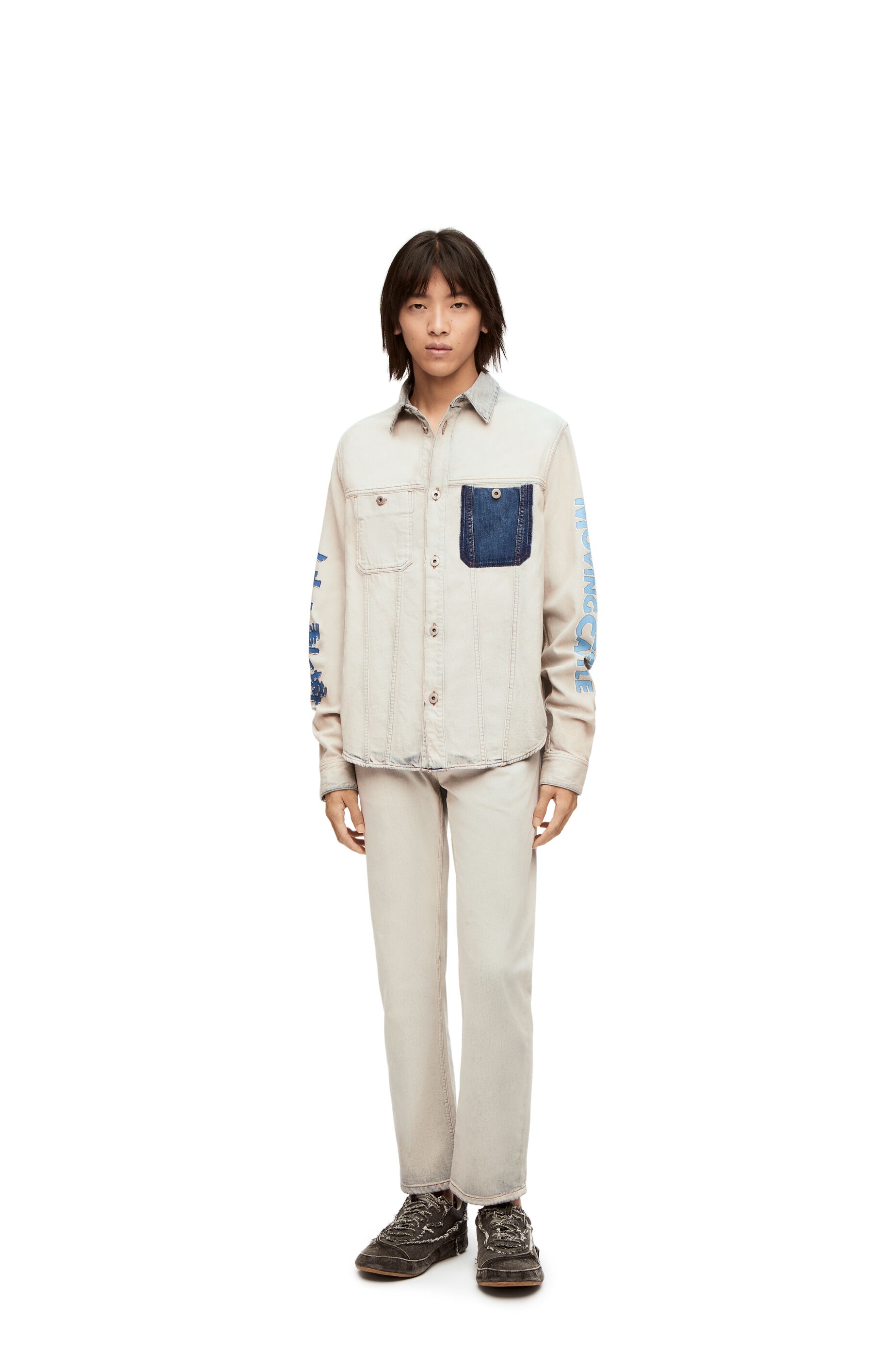 Moving Castle overshirt in denim - 2
