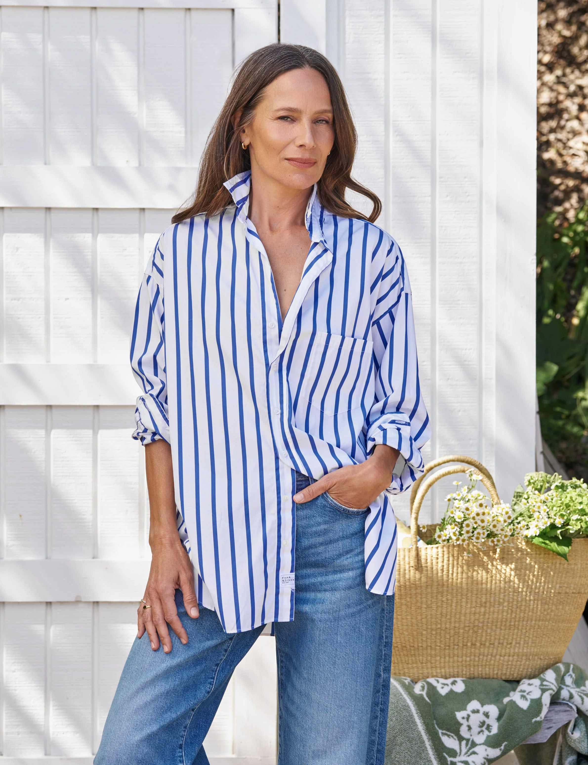 Oversized Button-Up Shirt - 1