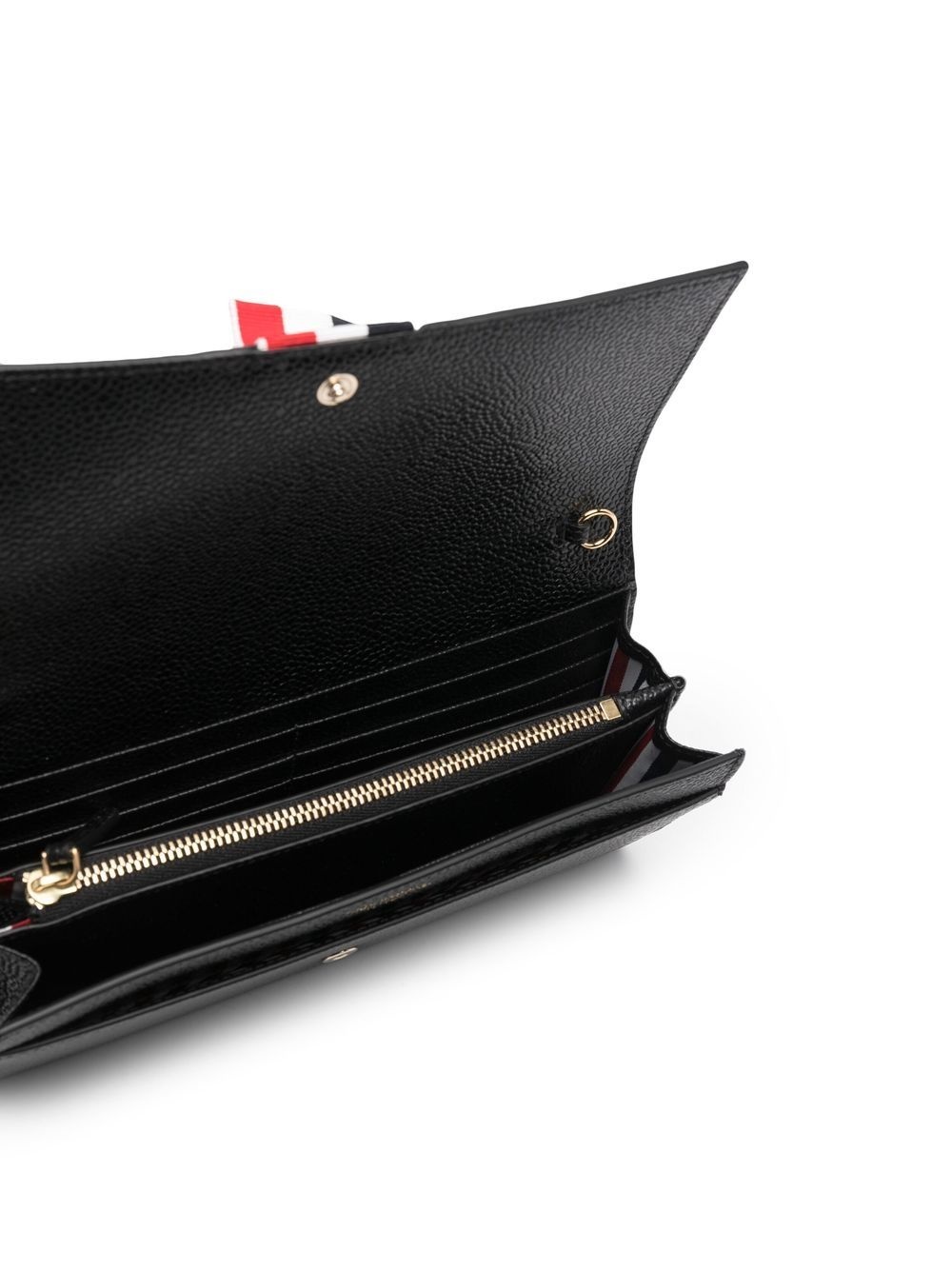 logo-patch leather shoulder bag - 6