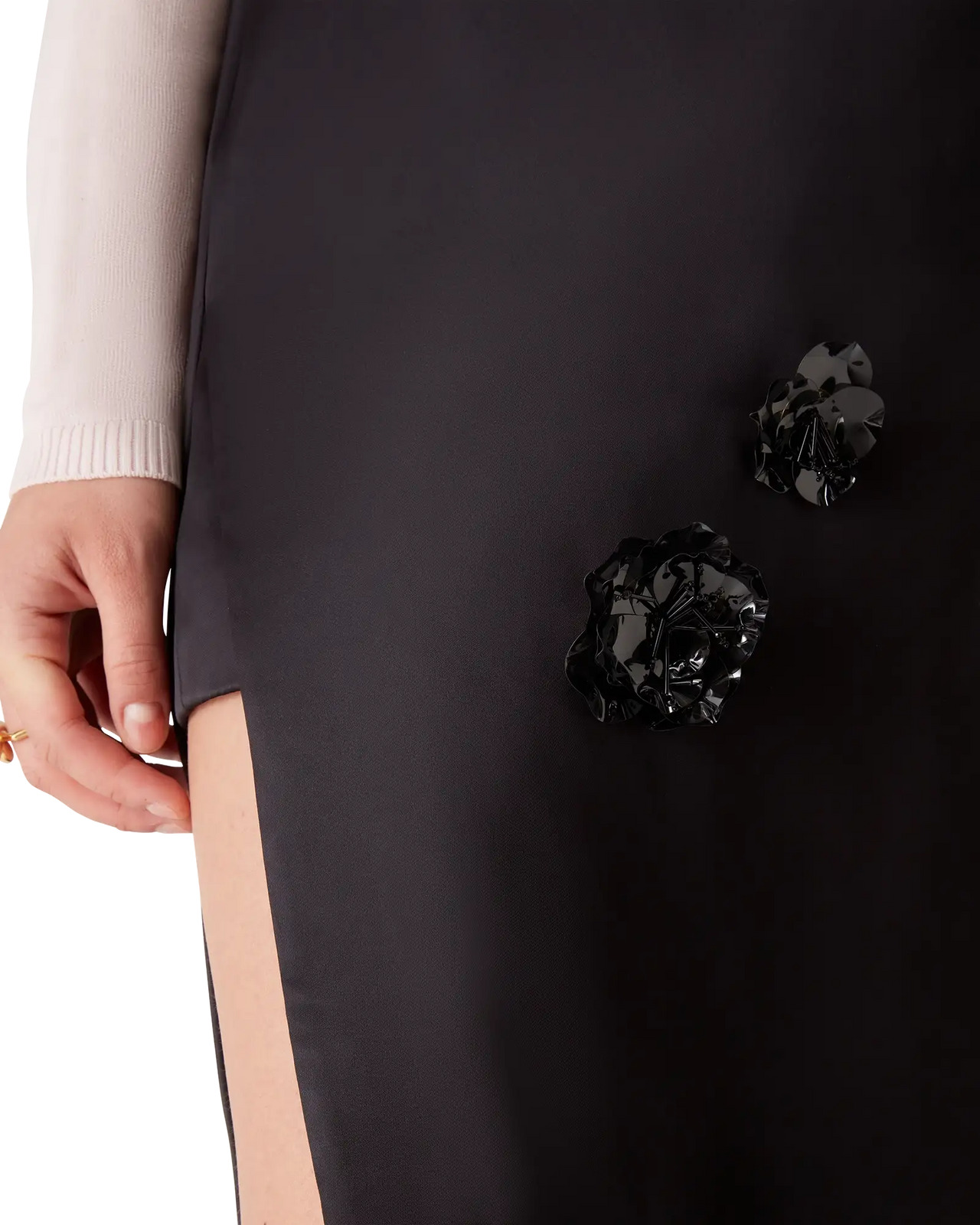 Duchesse Satin Midi Skirt | Casablanca Paris - 5
