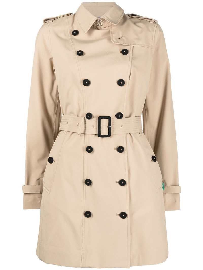 double-breasted lightweight trench coat 1
