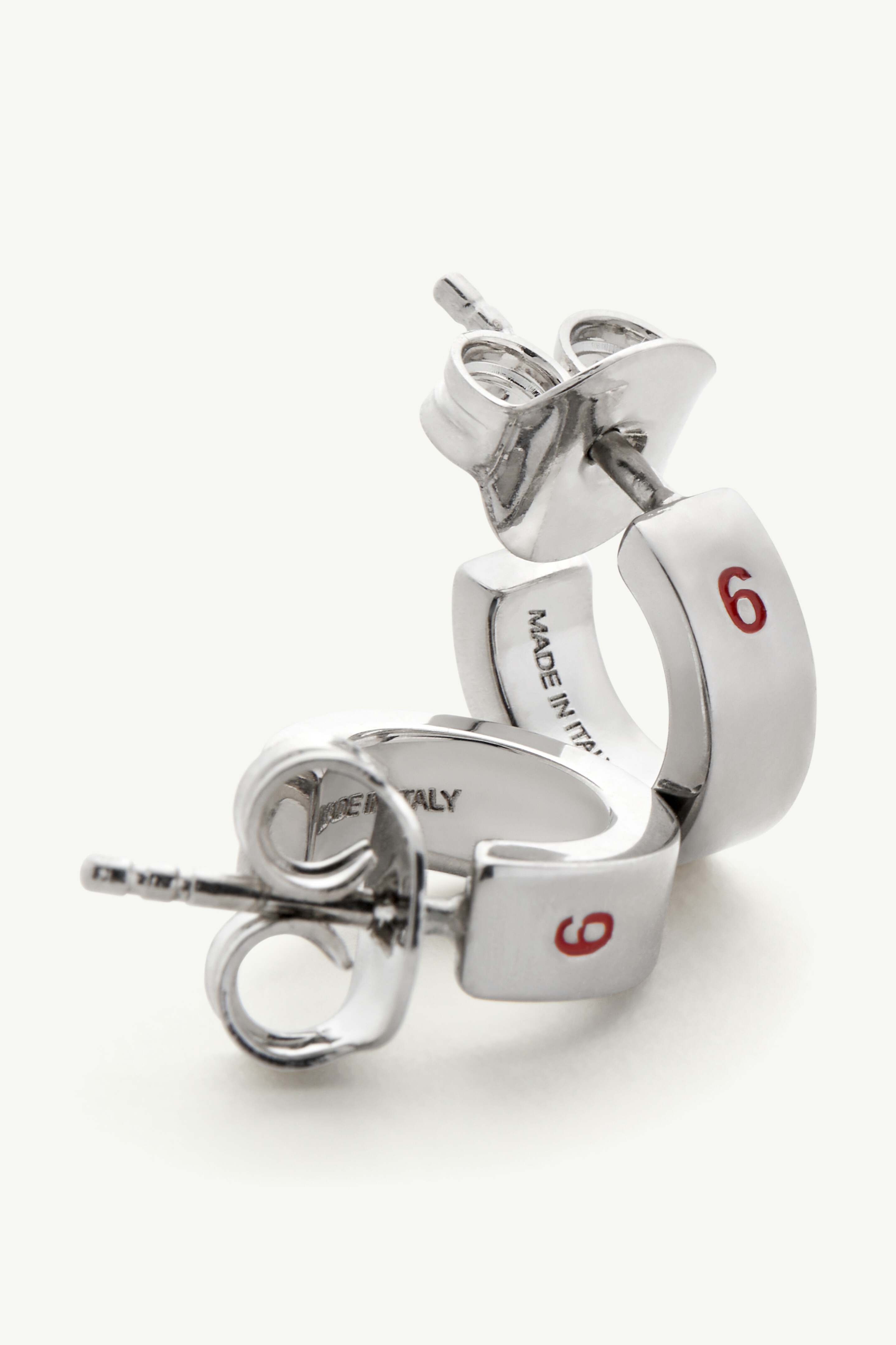 Year of the Snake Minimal Numeric Earrings - 4