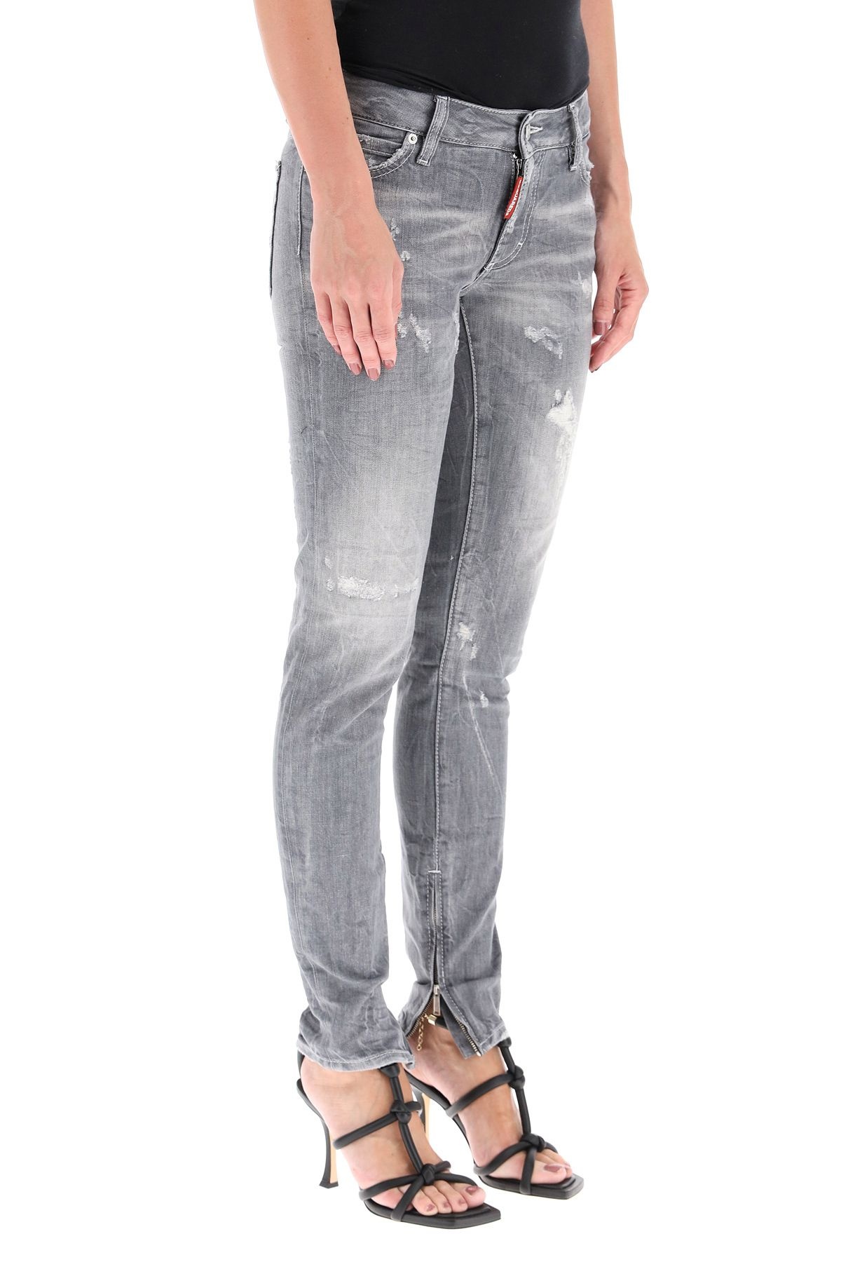 MEDIUM WAIST SKINNY JEANS - 3