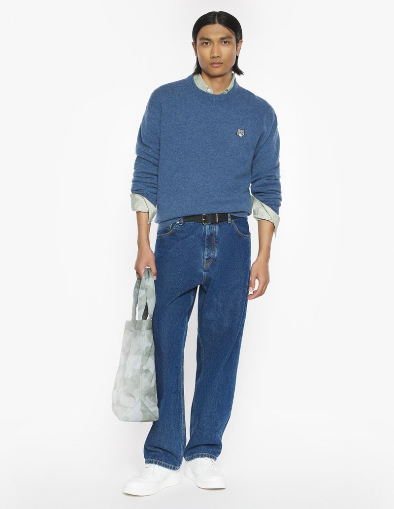 Maison Kitsuné FOX HEAD LAMBSWOOL COMFORT JUMPER outlook