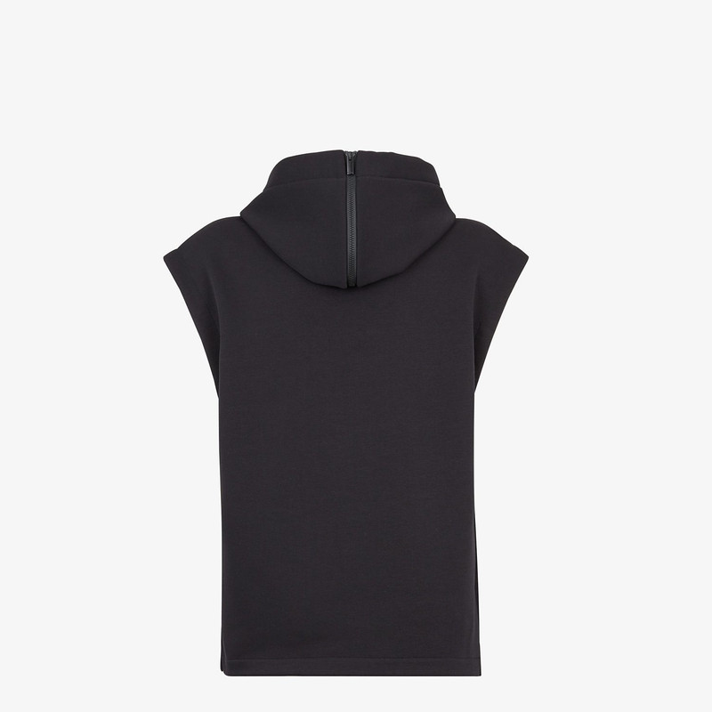 FENDI Black jersey sweatshirt outlook