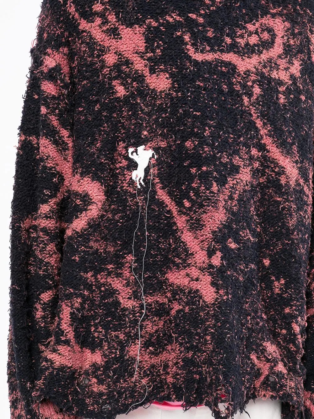 distressed-effect jumper - 5