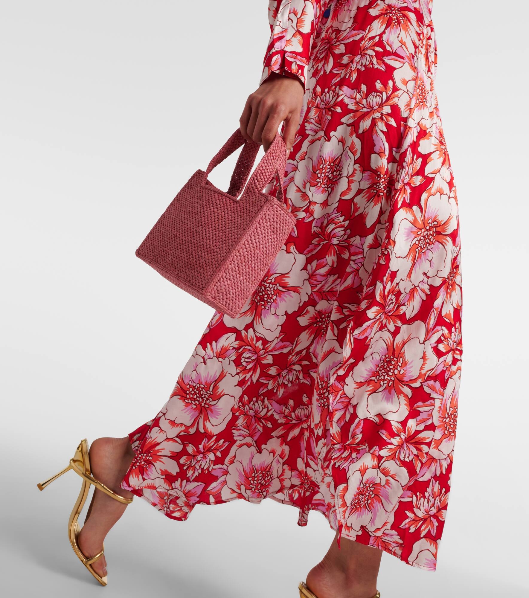 Ilona gathered floral midi dress - 5
