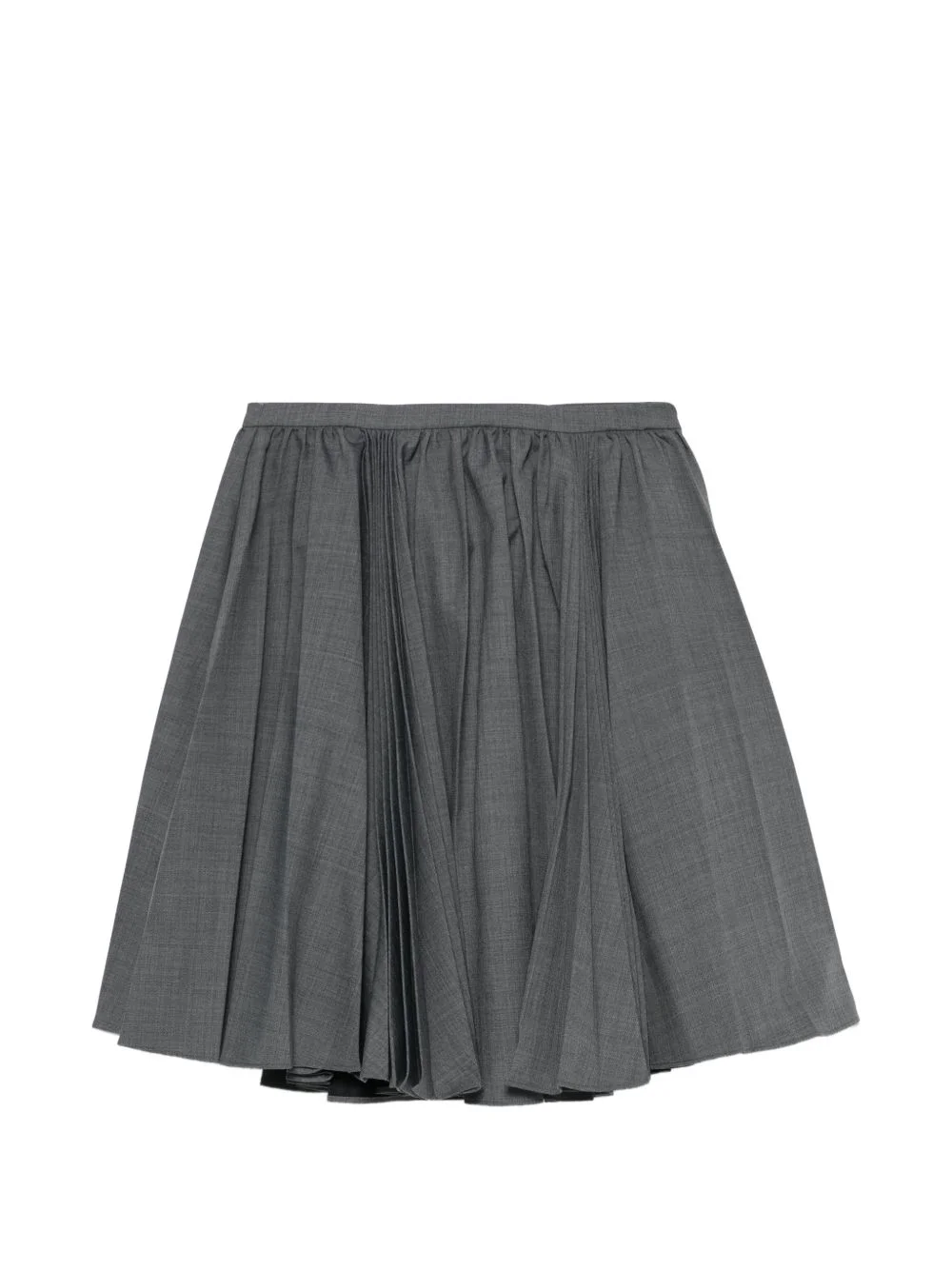 pleated midi skirt - 1
