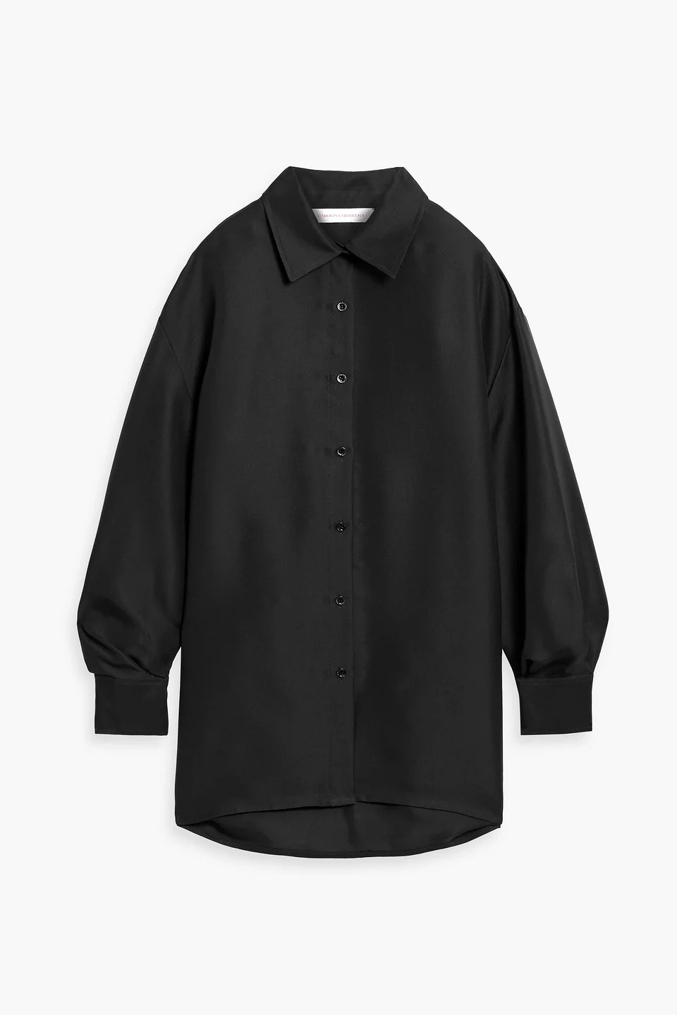 Oversized silk shirt - 1