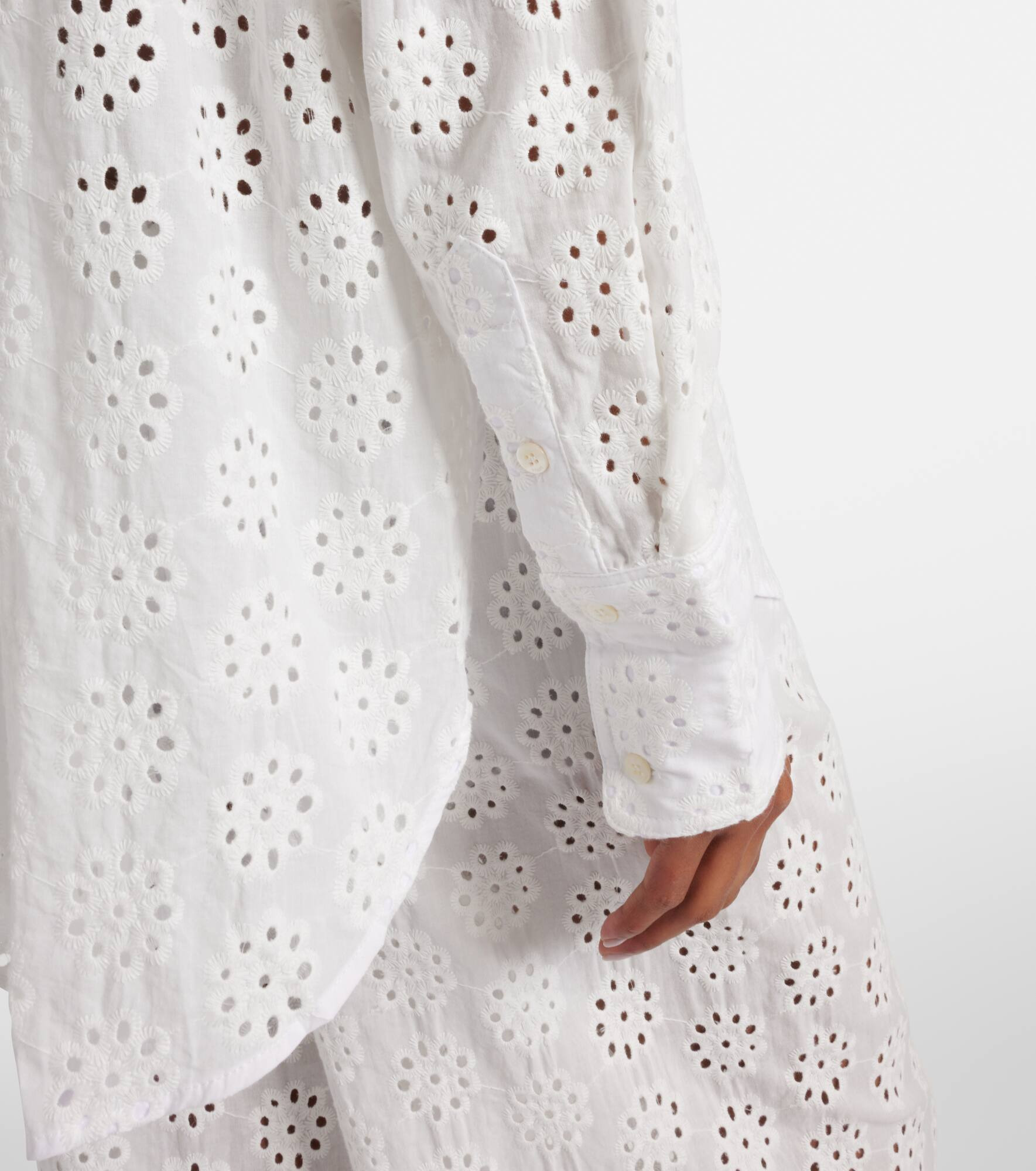 Colton eyelet cotton shirt - 5