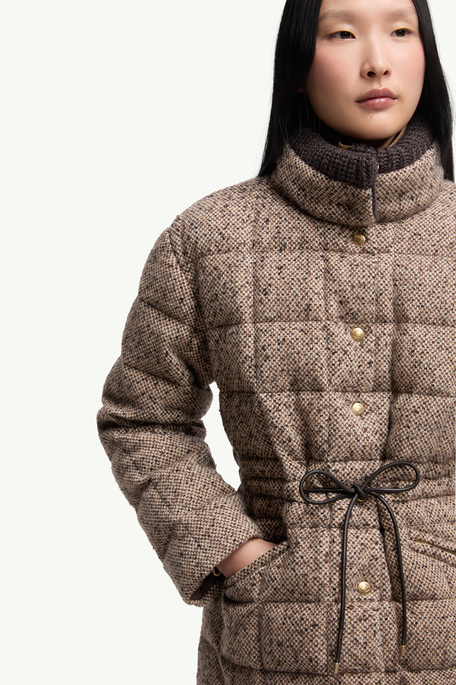 Antigony Wool Blend Short Down Jacket - 7