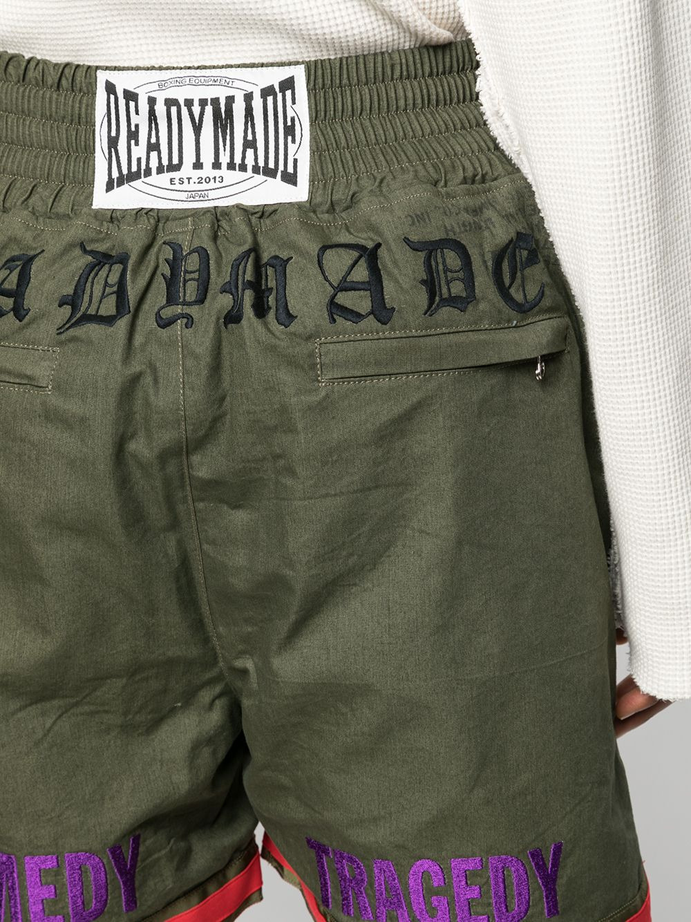 embroidered shorts - 5
