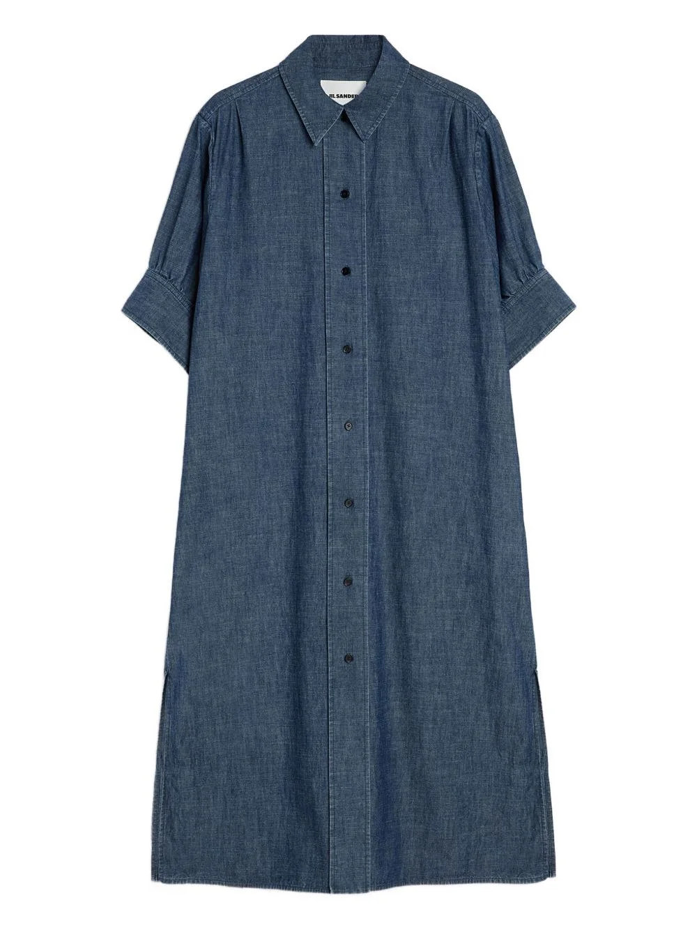 Denim cotton chemisier dress - 1