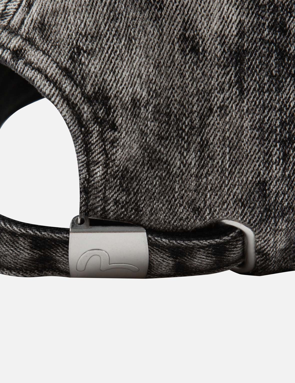 TIE-DYE WASHED EFFECT WITH RIBBON SEAGULL LOGO DENIM CAP - 7