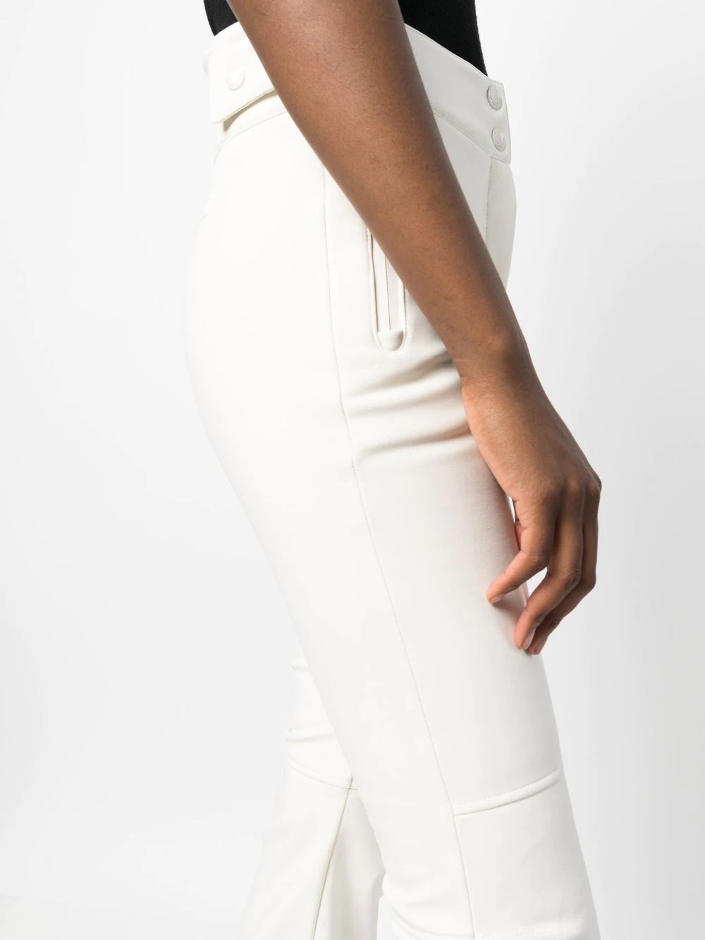 high-rise button-waisted trousers - 5