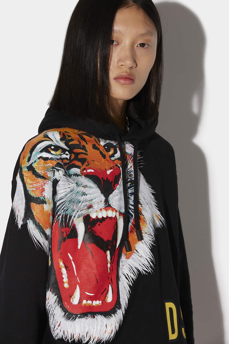 D2 TIGER COOL HOODIE - 4