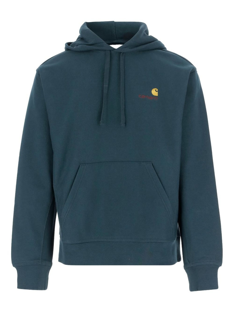 American Script logo-embroidered hoodie 1