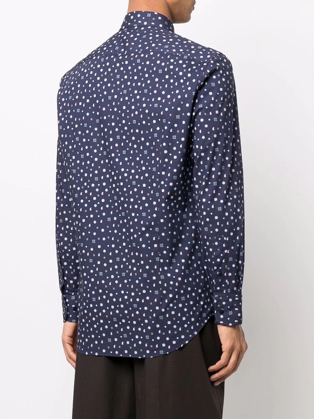 paisley-print long-sleeve shirt - 4