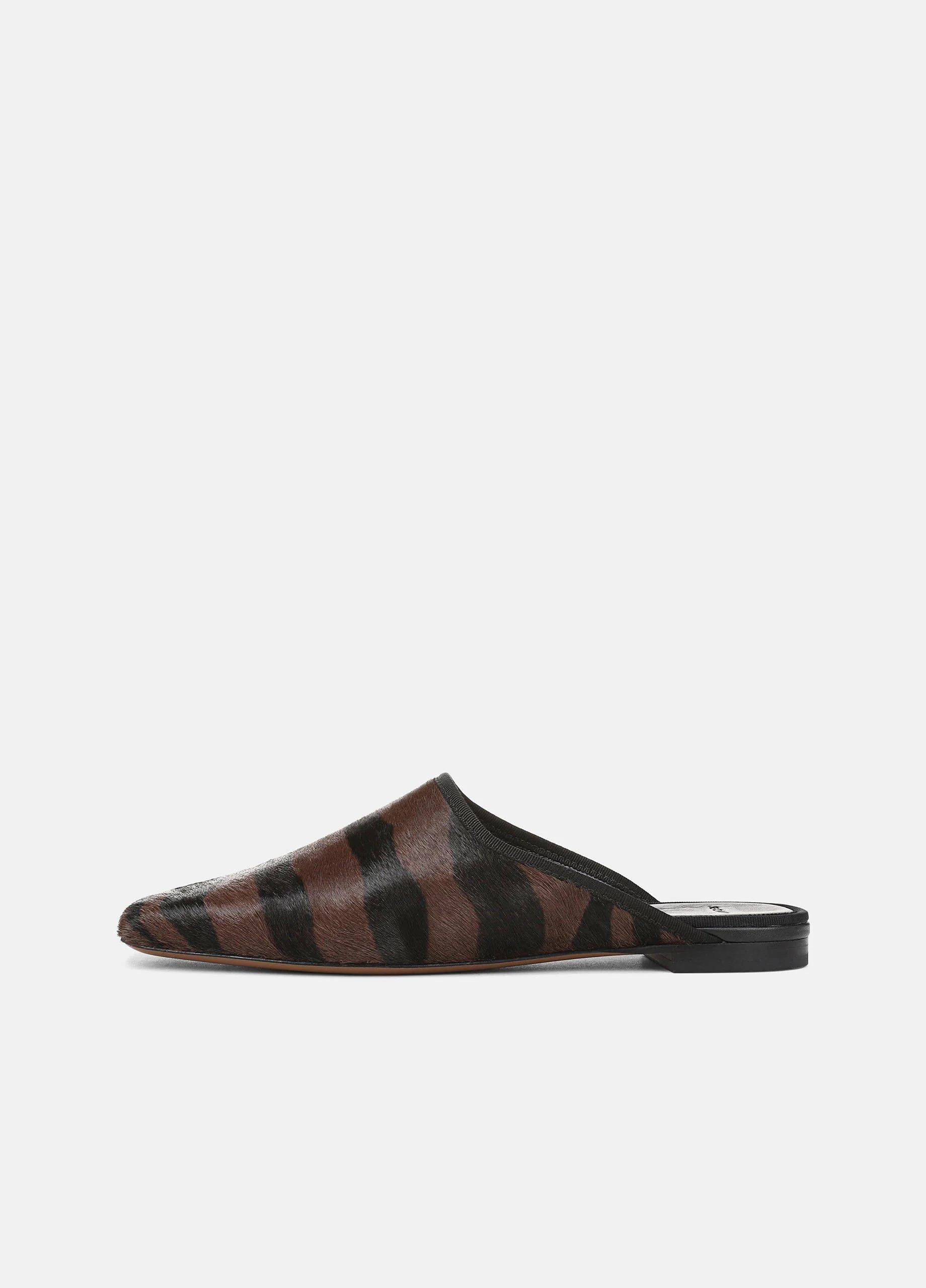 Dakota Animal-Print Calf Hair Mule - 1