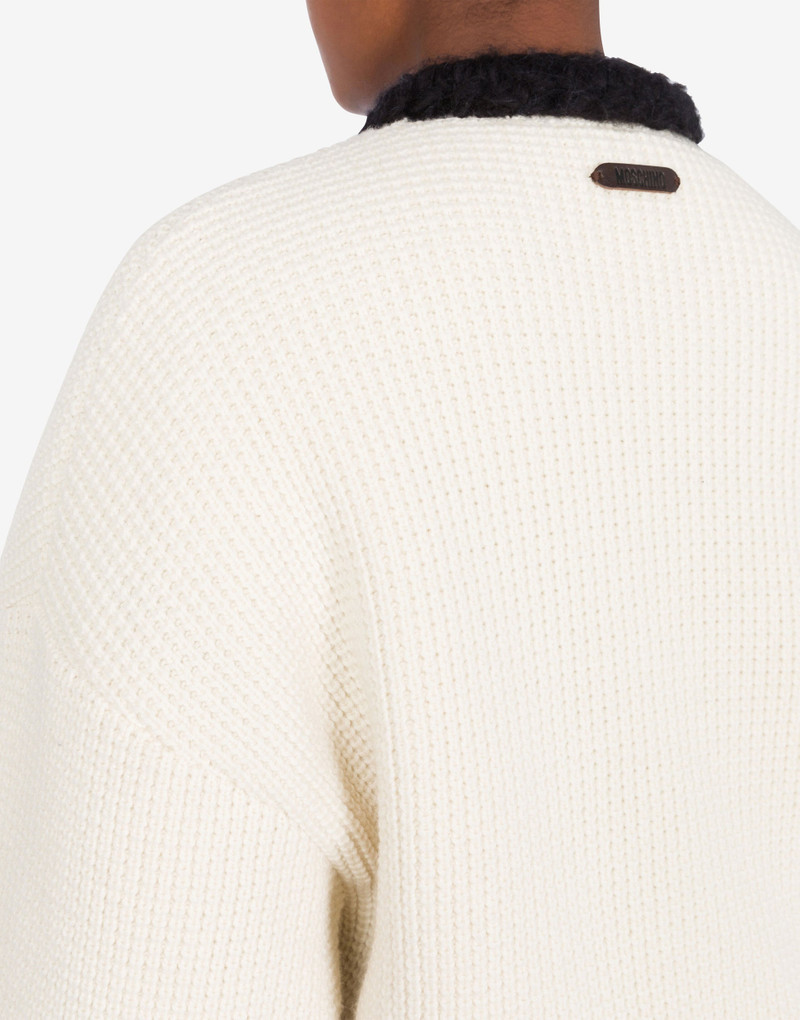 SHORT JACKET IN SUPERFINE LAMBSWOOL 4