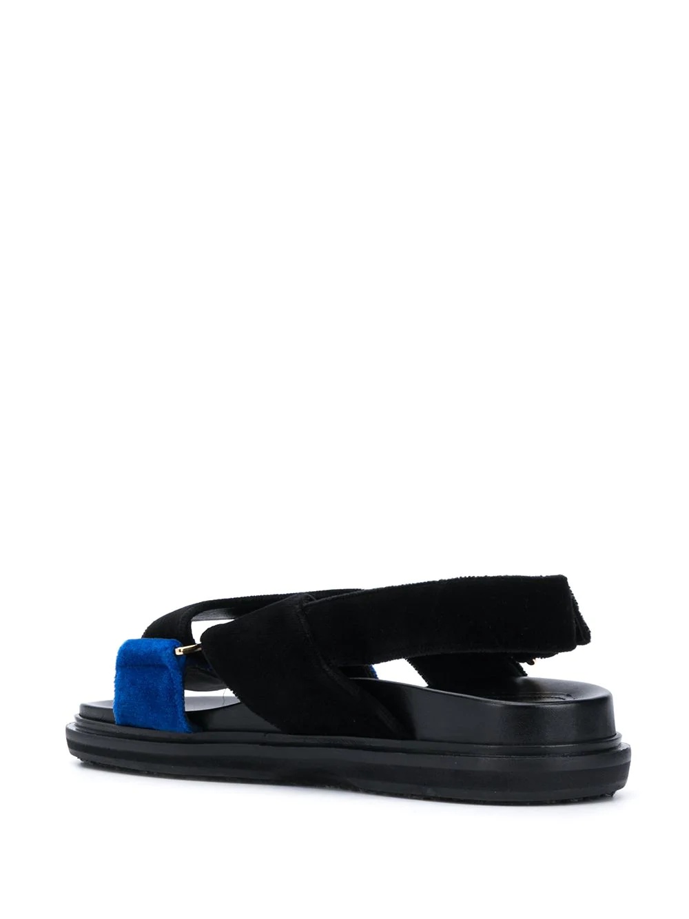 Fussbet velvet-detail sandals - 3