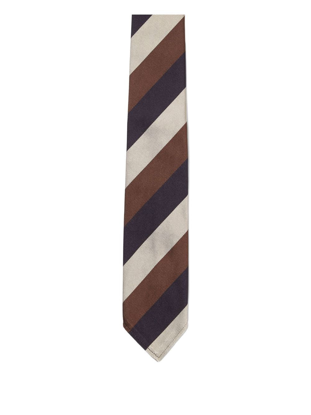 striped silk tie - 2