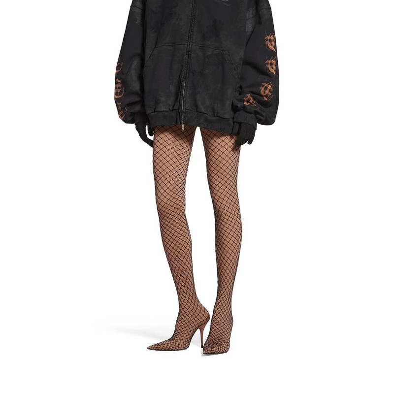 Women's Knife Fishnet Pantaleggings in Nude 4