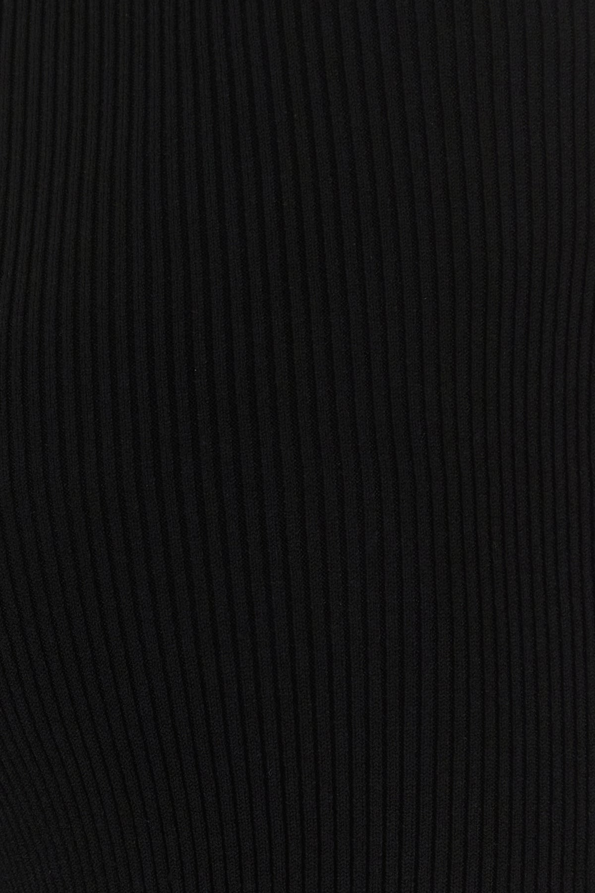 Black viscose stretch pant - 3