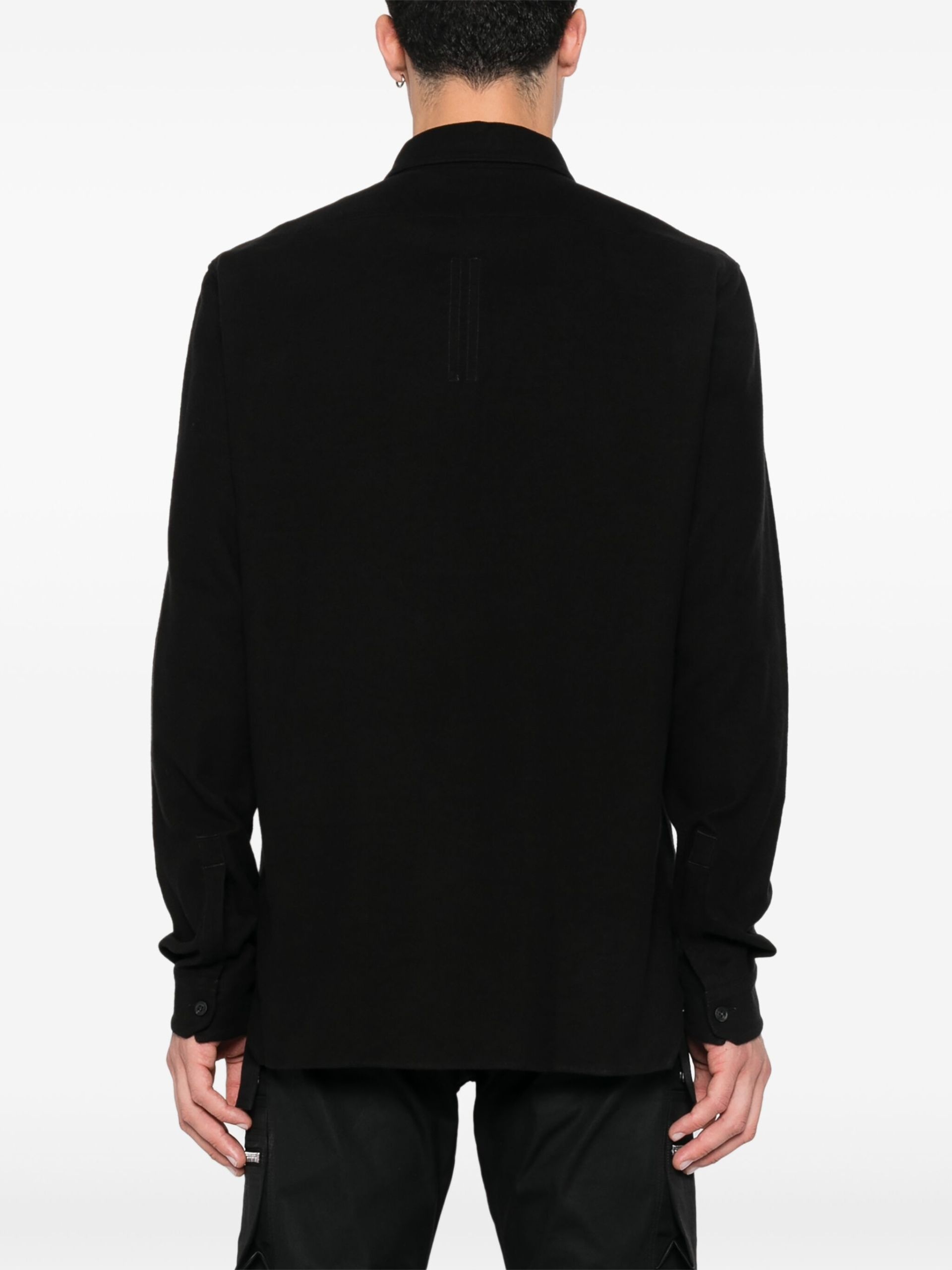 Black Organic Cotton Shirt - 4