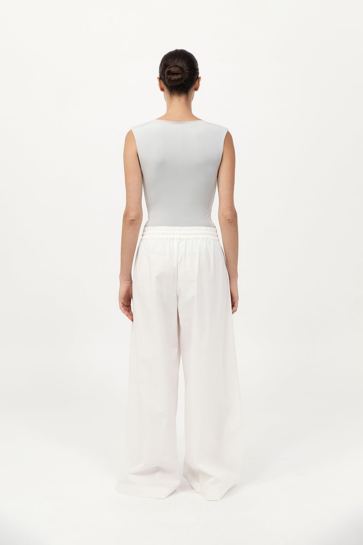 90s Cupro Top - Silver - 4