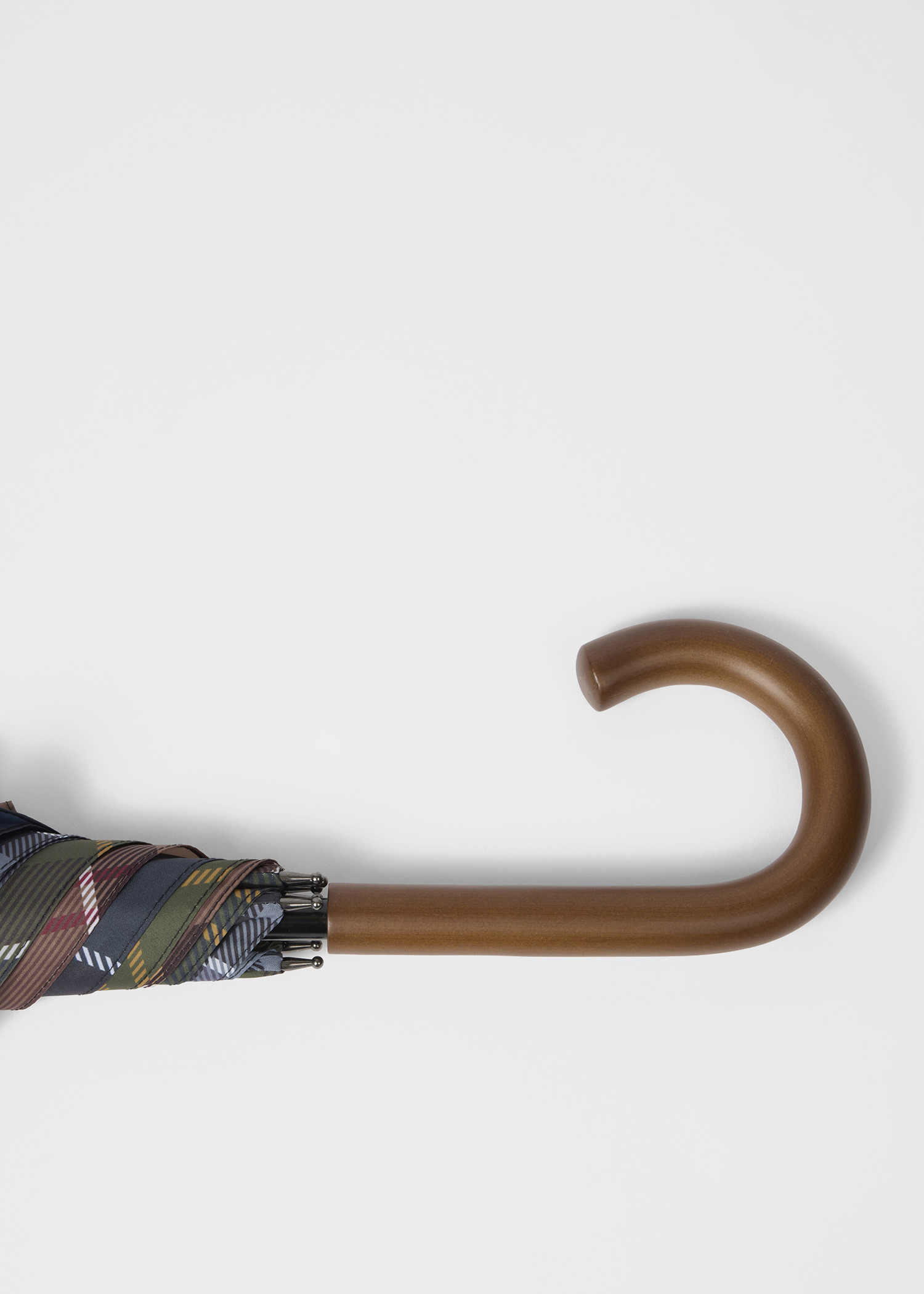 Paul Smith loves Barbour - Mixed Tartan Umbrella - 5