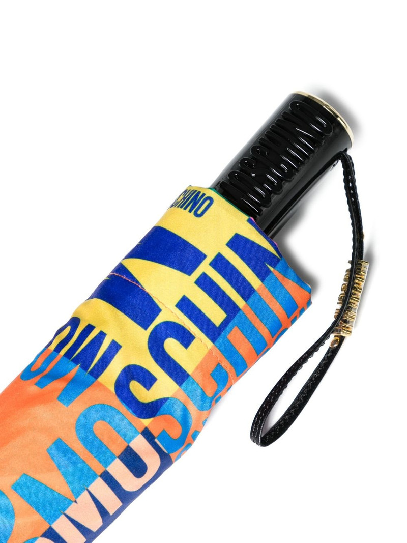 Moschino LOGO-PRINT UMBRELLA outlook