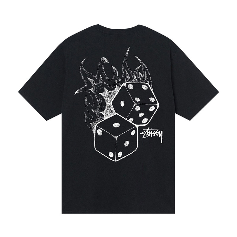 Stüssy Stussy Fire Dice Tee 'Black' outlook