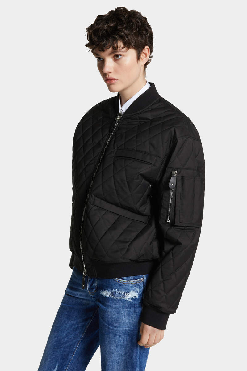 D2 QUILTED BOMBER - 3