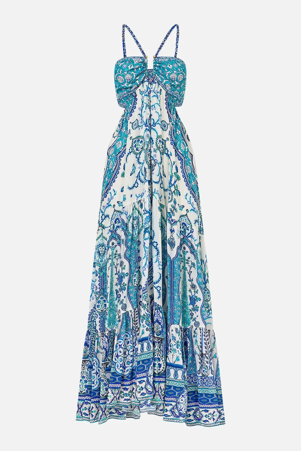 GATHERED CUT OUT DRESS - 1