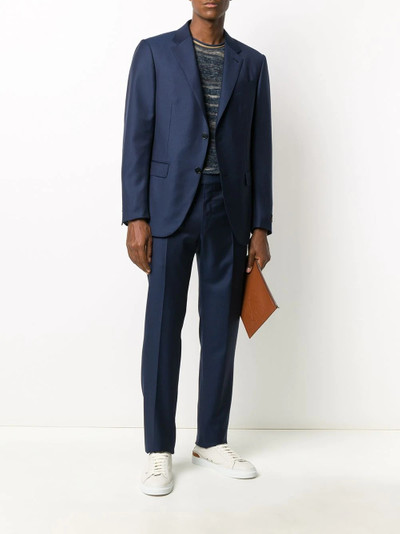 Ermenegildo Zegna pinstripe two-piece wool suit outlook