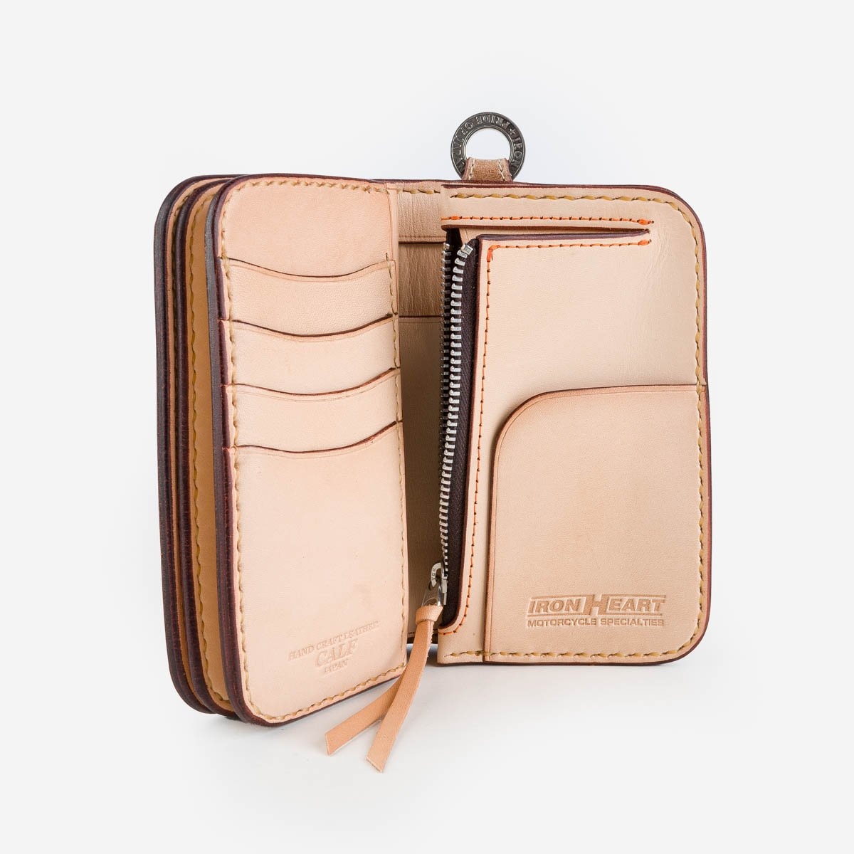 Iron Heart IHG-02-NAT Medium Shell Cordovan Wallet - Natural 