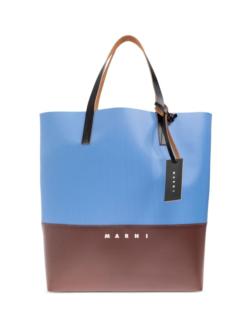 colour-blocked tote bag - 1