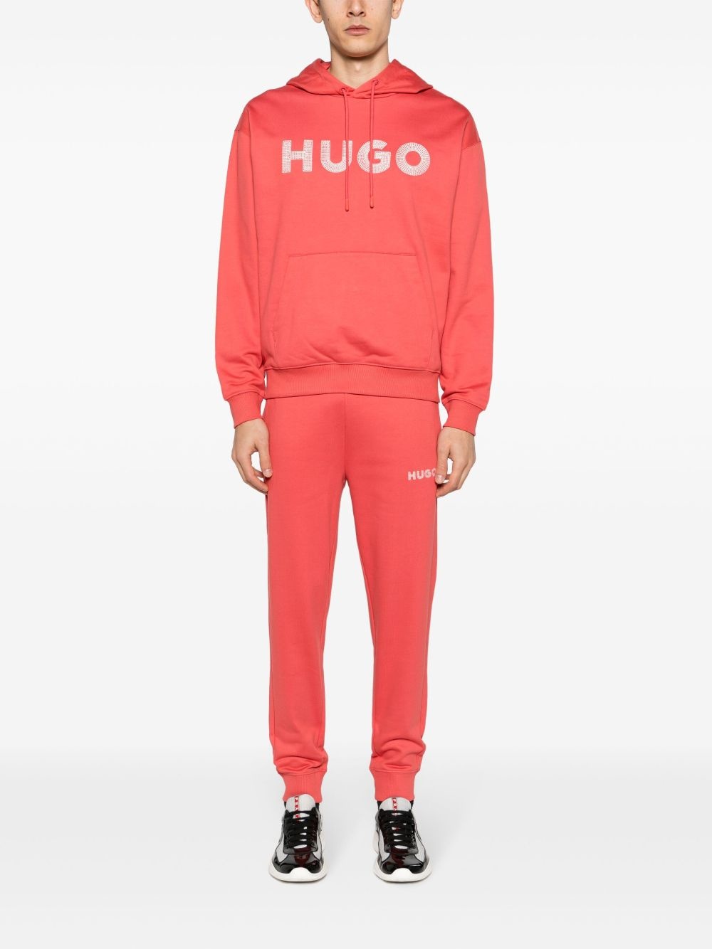 logo-embroidered track pants - 2