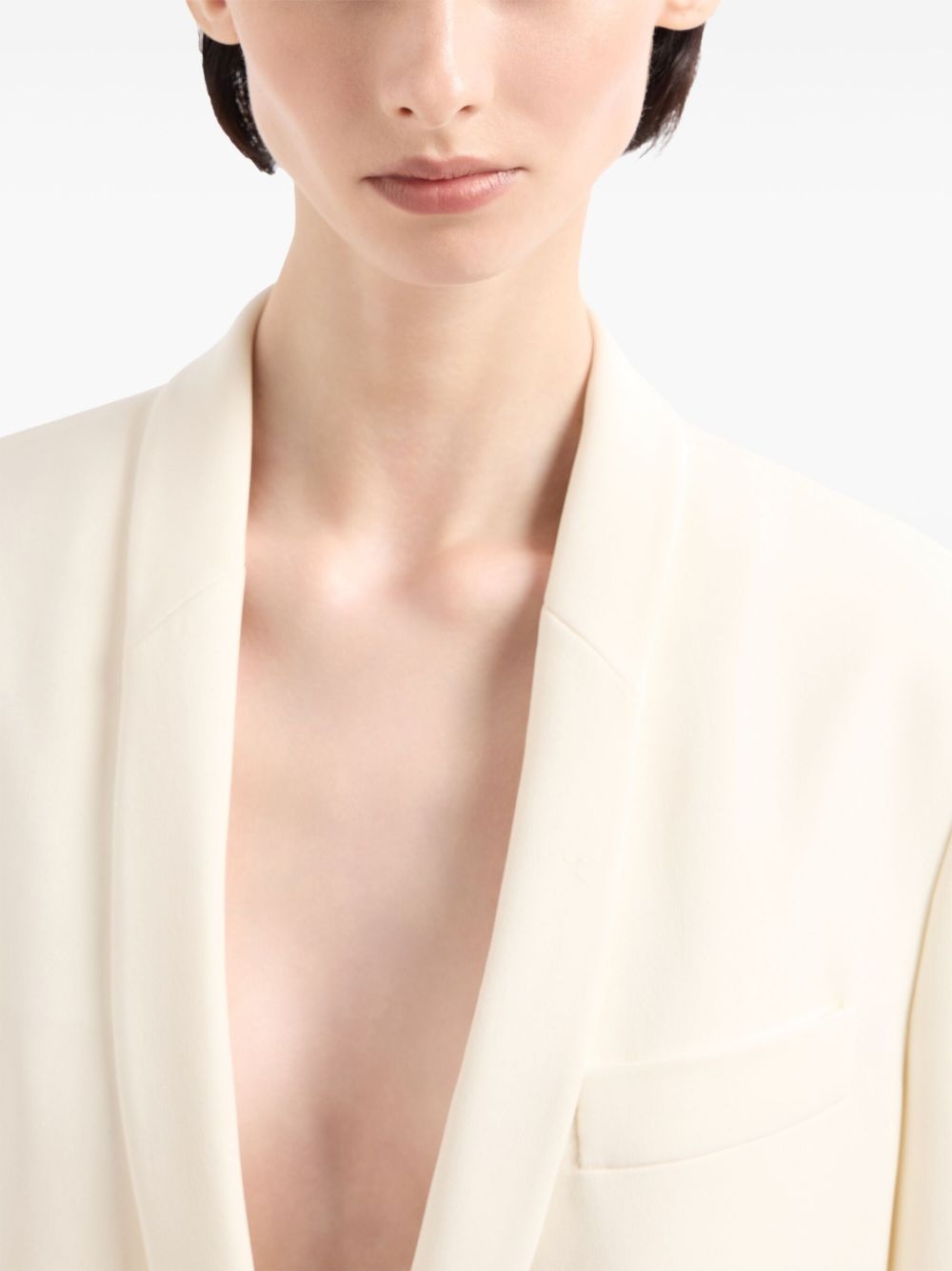 shawl lapel blazer - 4