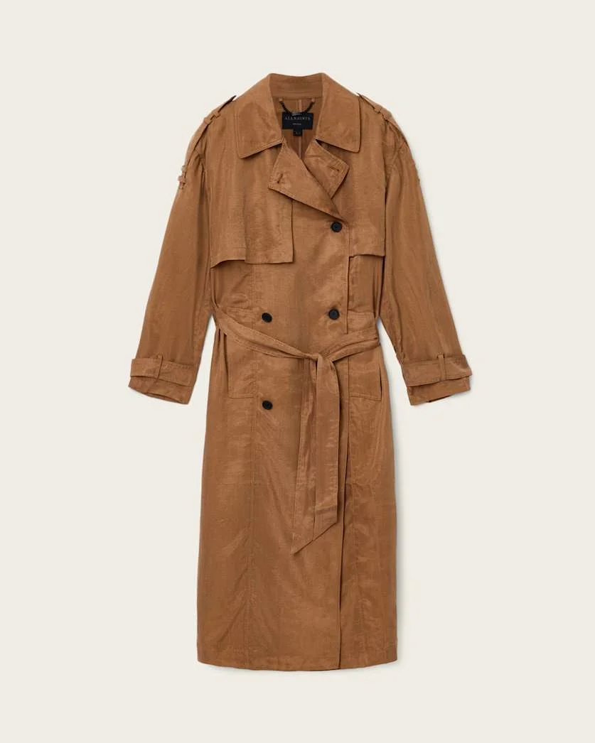 LINNIE LIGHTWEIGHT TRENCH COAT - 1