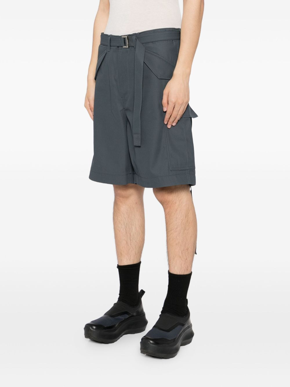 cotton twill shorts - 3