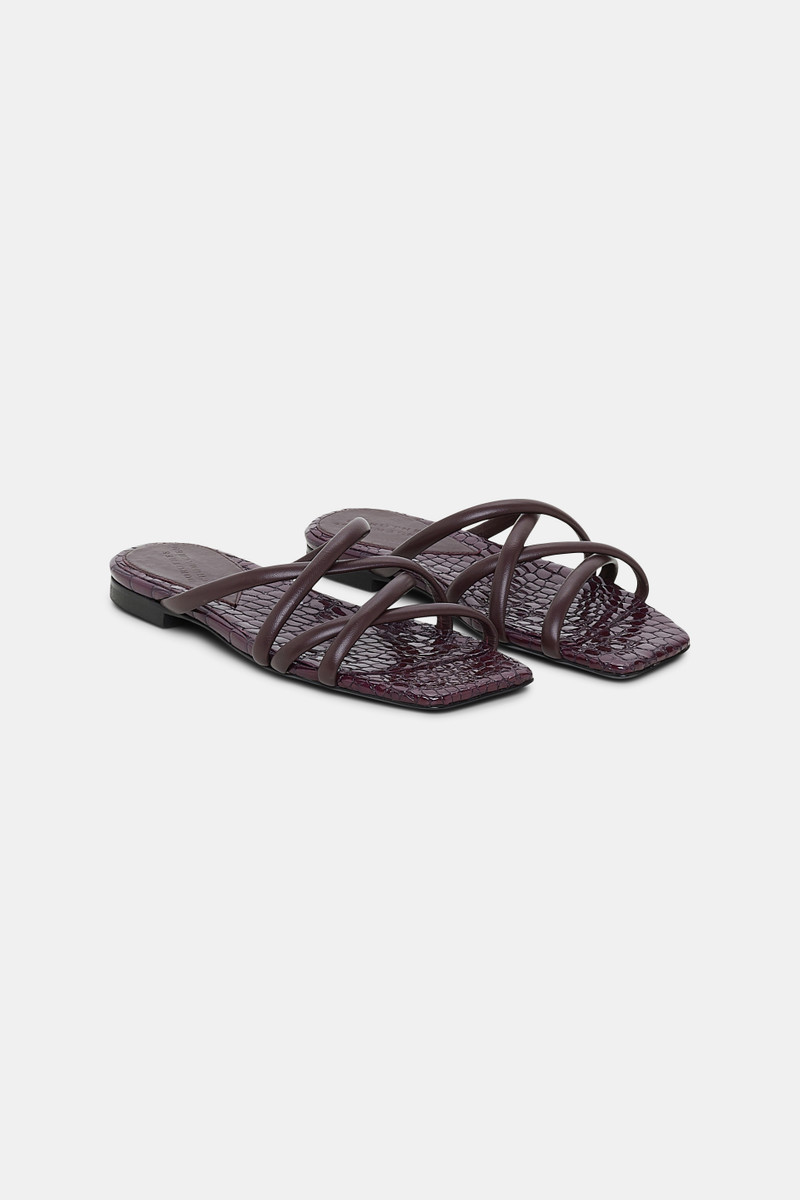 EXOTIC SHINE flat sandal 4